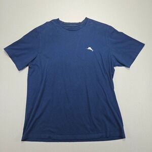 Tommy Bahama Relax Captain of the Sip Graphic T-Shirt Mens Medium Blue